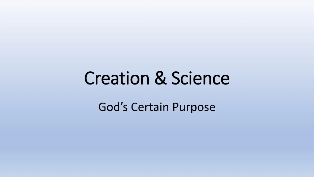 creation science