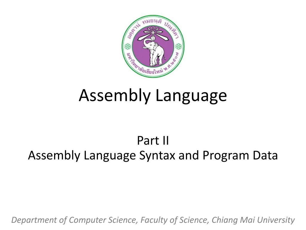 assembly language