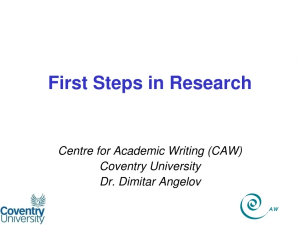 First Steps in Research