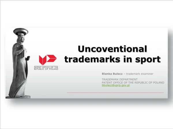 Uncoventional trademarks in sport