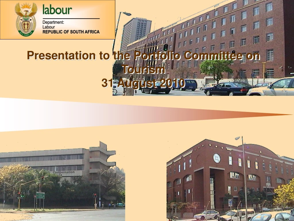 presentation to the portfolio committee