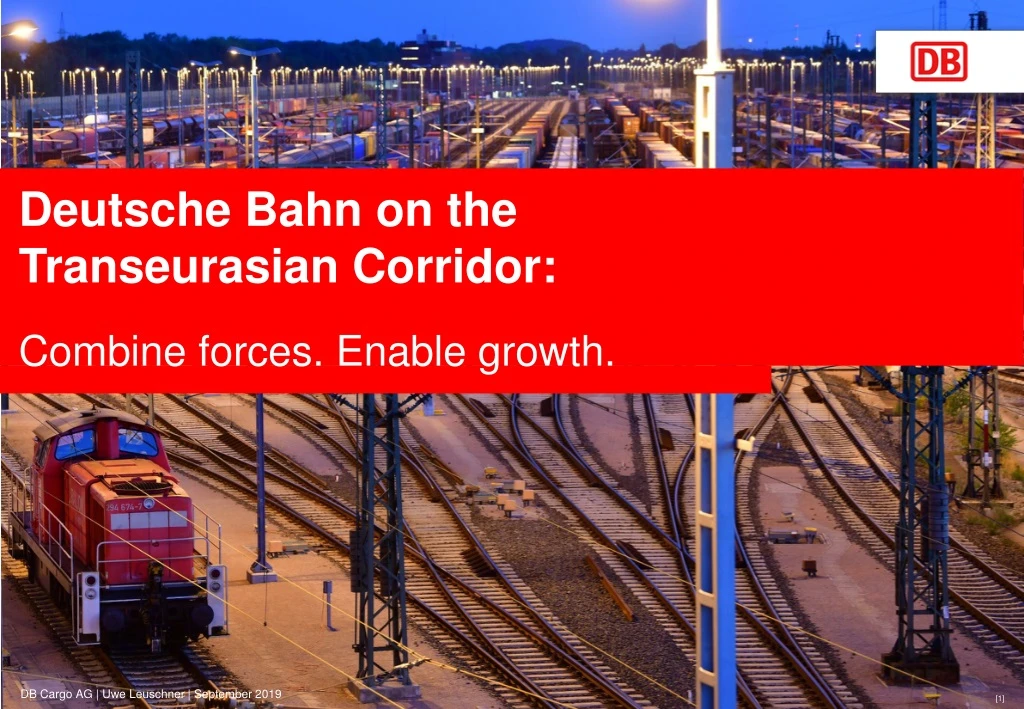 deutsche bahn on the transeurasian corridor