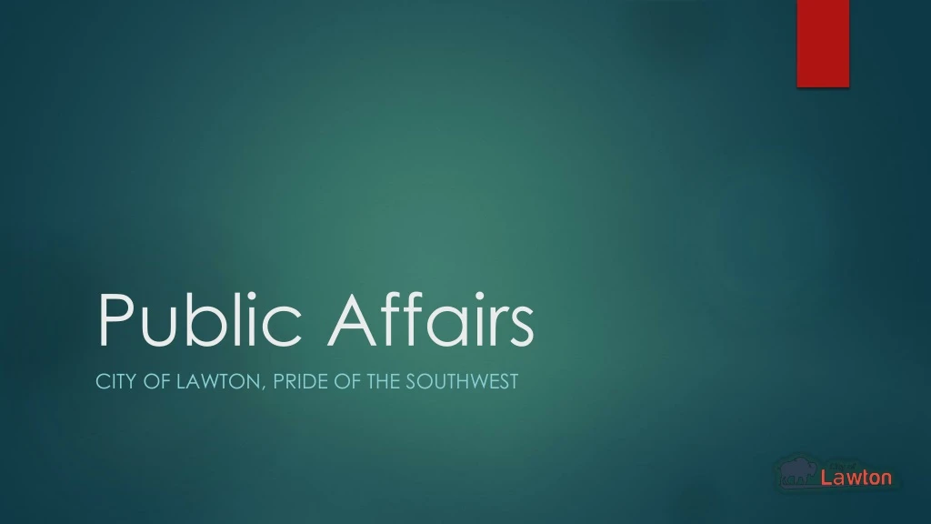 public affairs