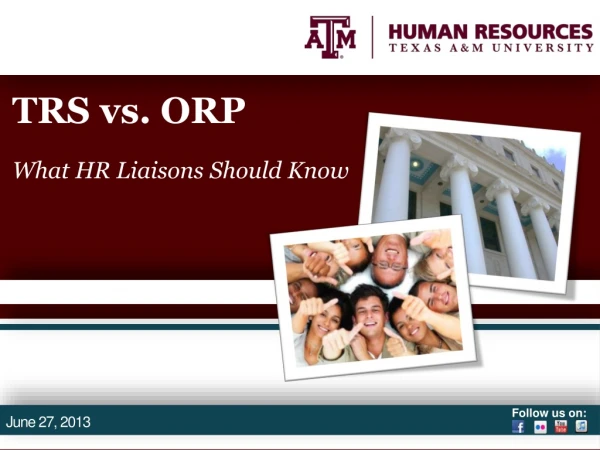 TRS vs. ORP What HR Liaisons Should Know