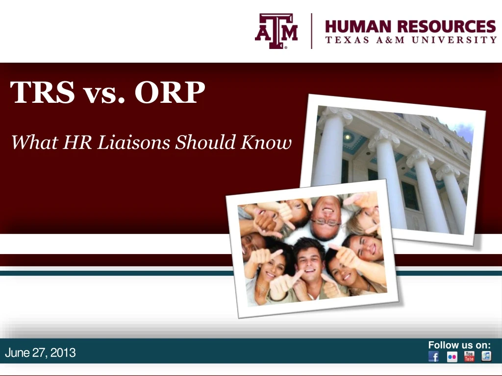 trs vs orp what hr liaisons should know