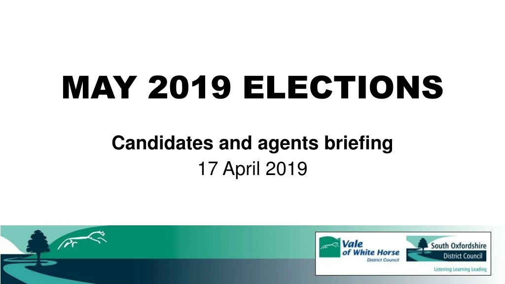 may 2019 elections
