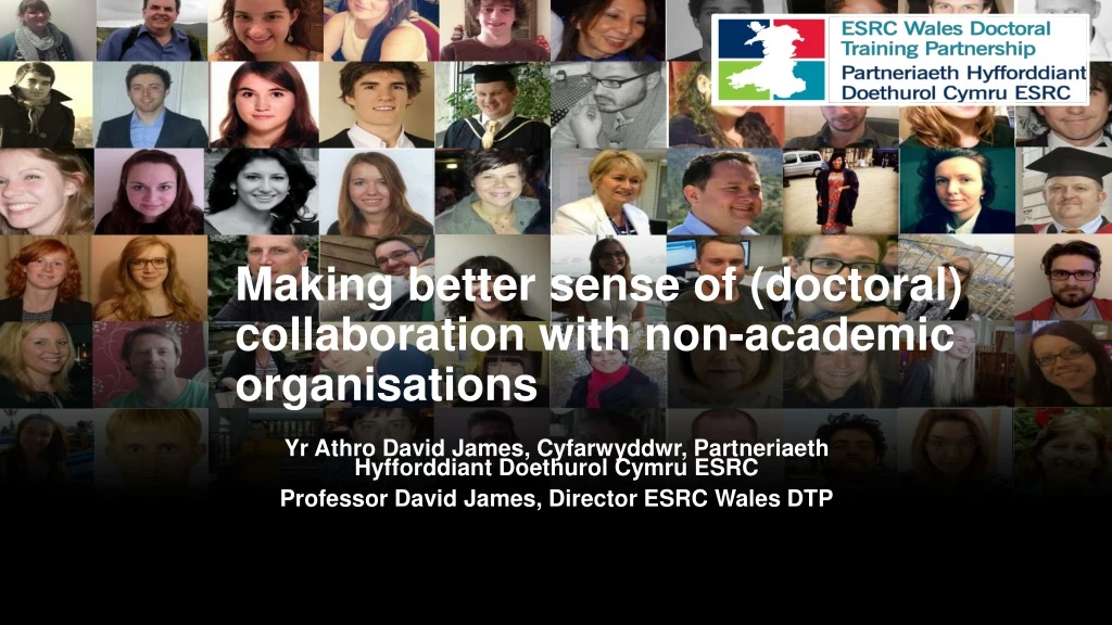 making better sense of doctoral collaboration with non academic organisations
