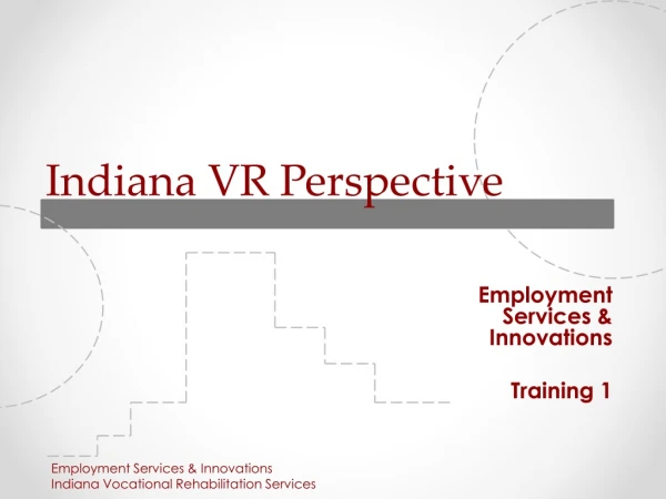 Indiana VR Perspective