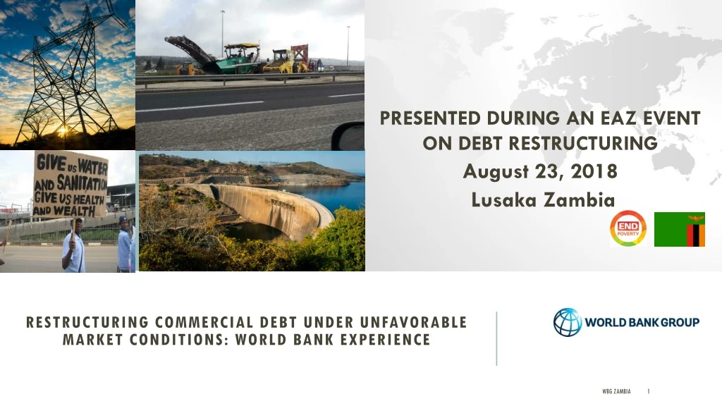 restructuring commercial debt under unfavorable market conditions world bank experience