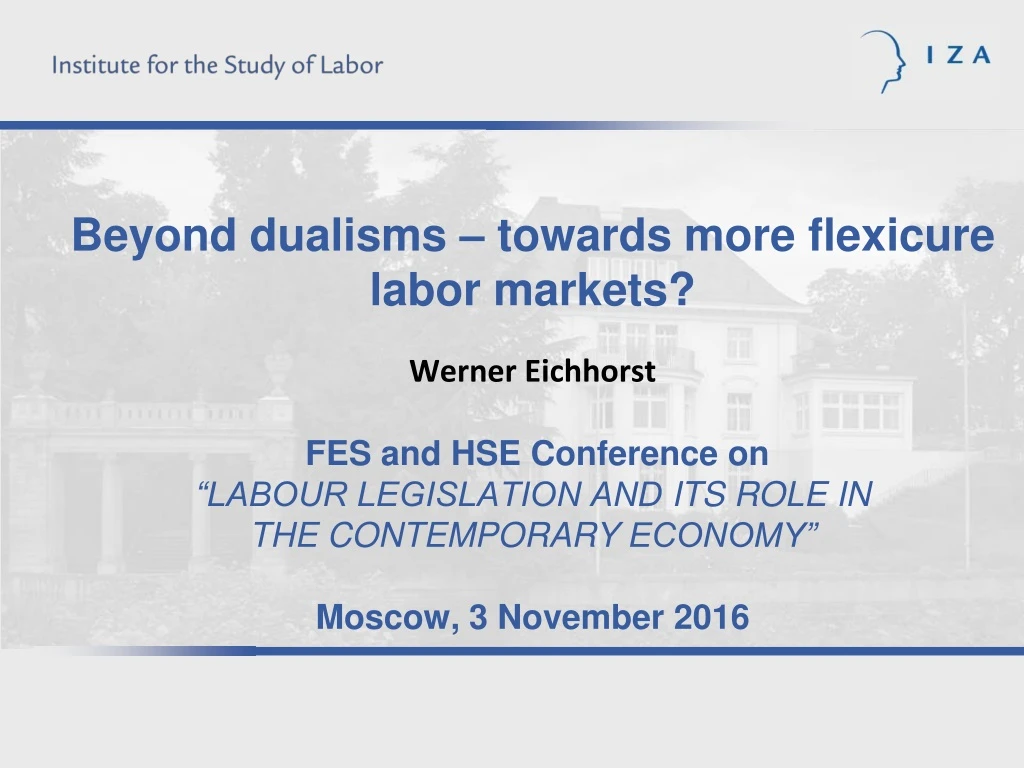 beyond dualisms towards more flexicure labor