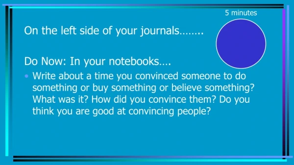 Do Now: In your notebooks….