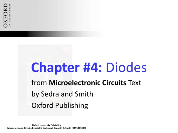 Chapter #4: Diodes