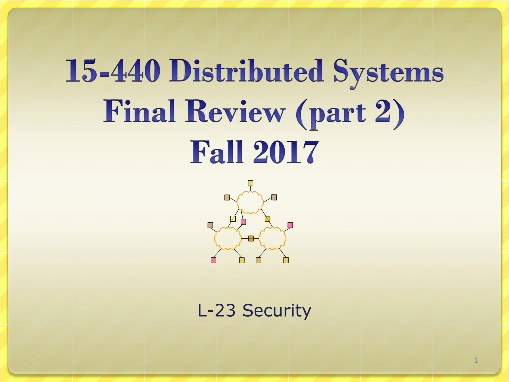 15 44 0 distributed systems final review part 2 fall 2017