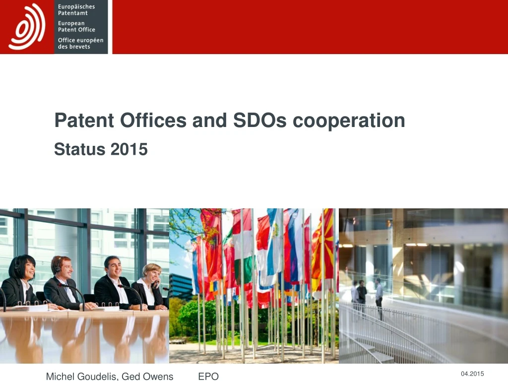 patent offices and sdos cooperation