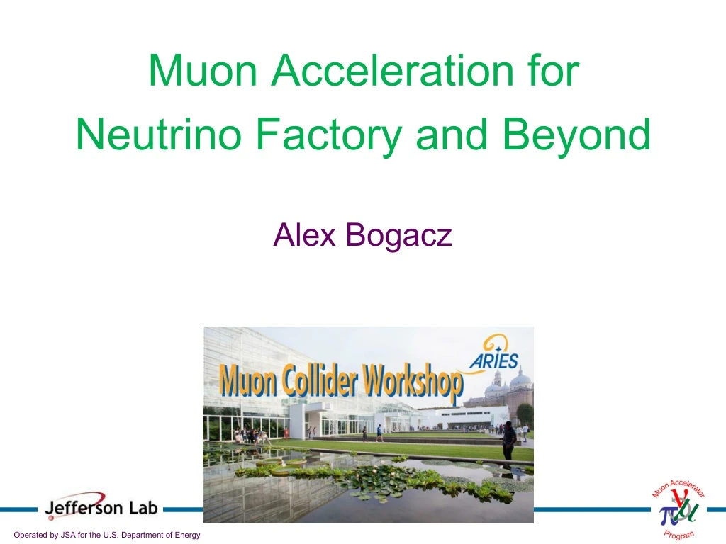 muon acceleration for neutrino factory and beyond