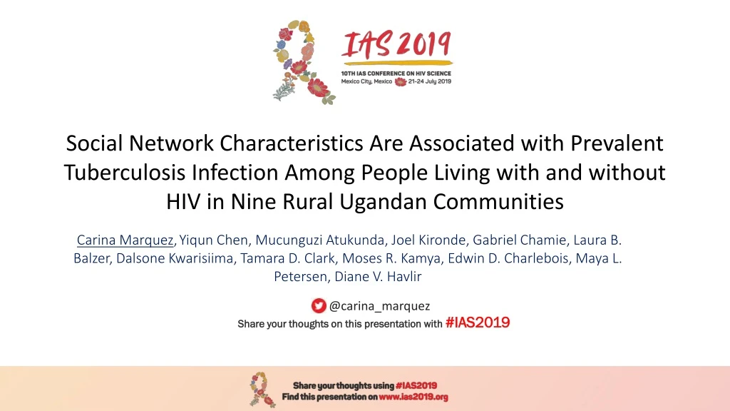 social network characteristics are associated