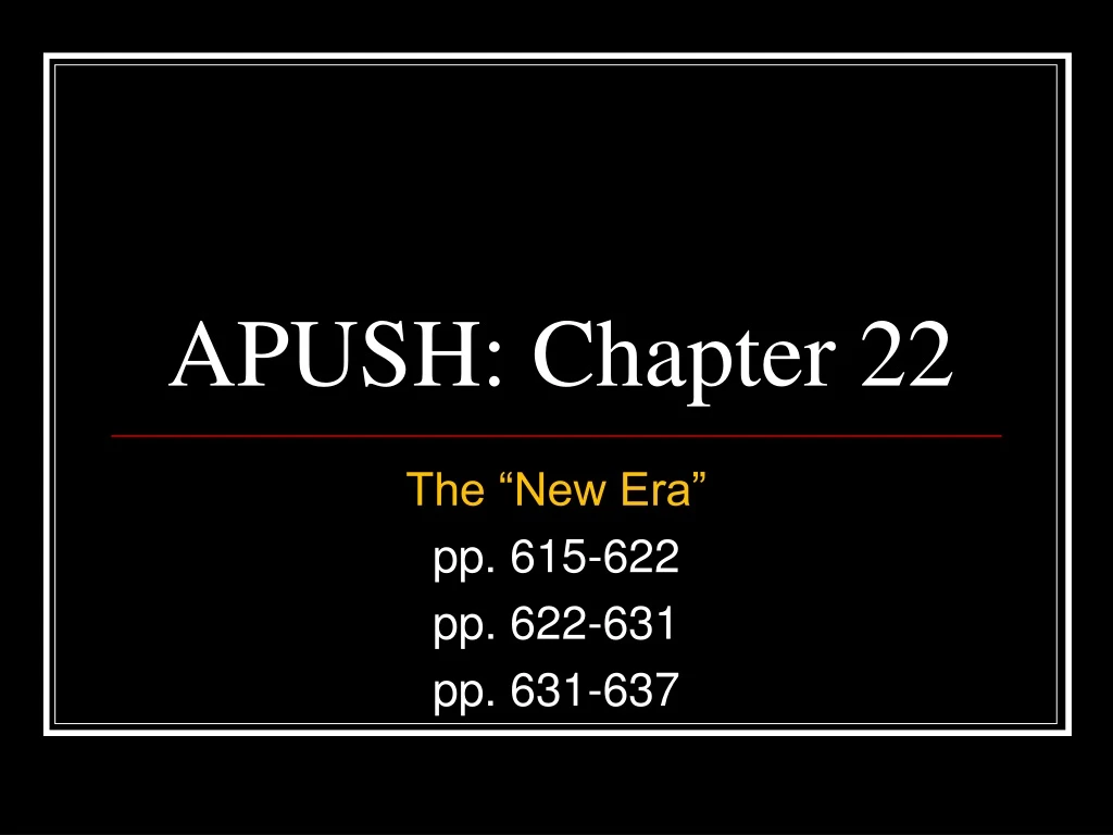 apush chapter 22