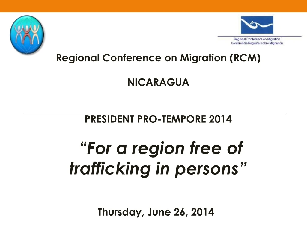 regional conference on migration rcm nicaragua