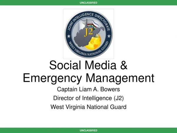 Social Media &amp; Emergency Management