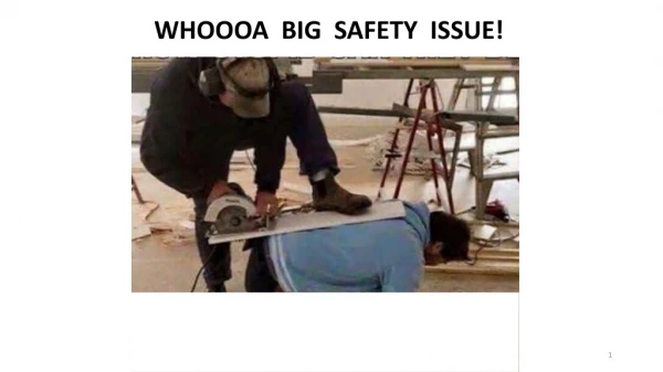 WHOOOA BIG SAFETY ISSUE!
