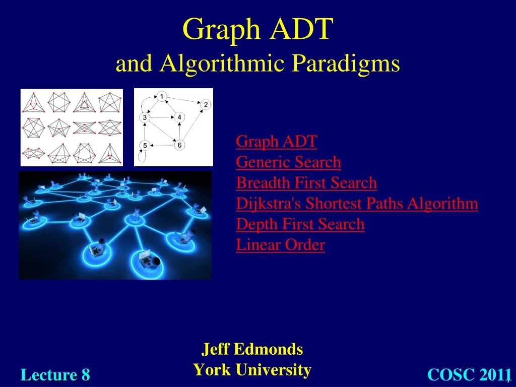 graph adt and algorithmic paradigms