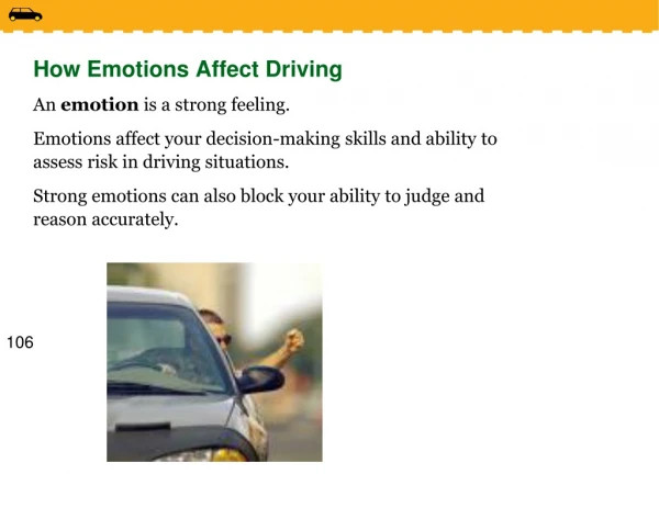 How Emotions Affect Driving