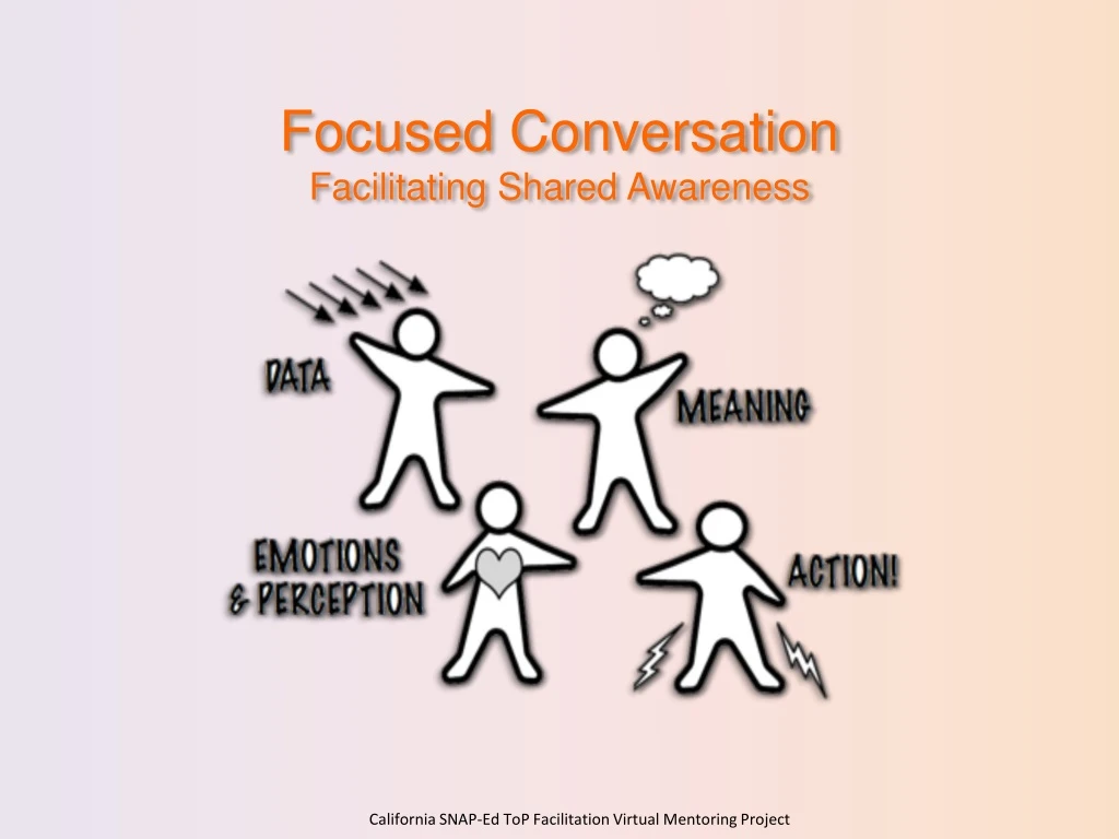 focused conversation facilitating shared awareness