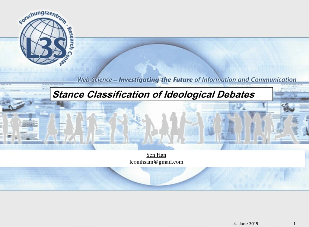 stance classification of ideological debates