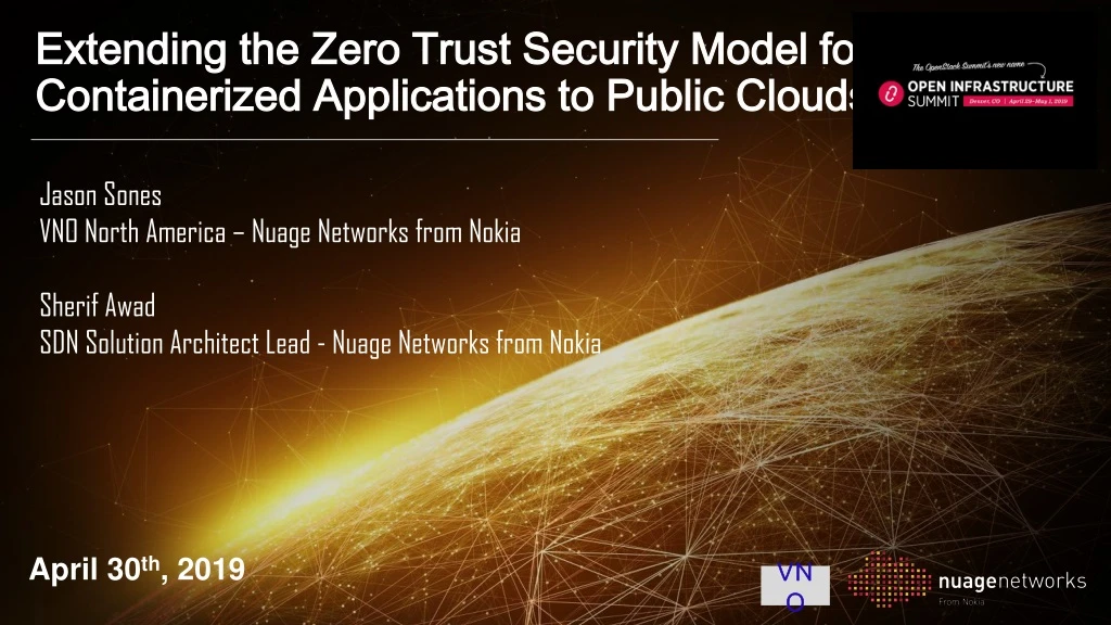 extending the zero trust security model