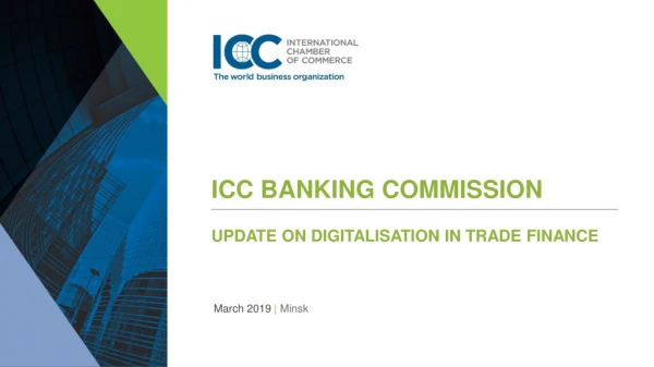 ICC Banking Commission Update on digitalisation in trade finance