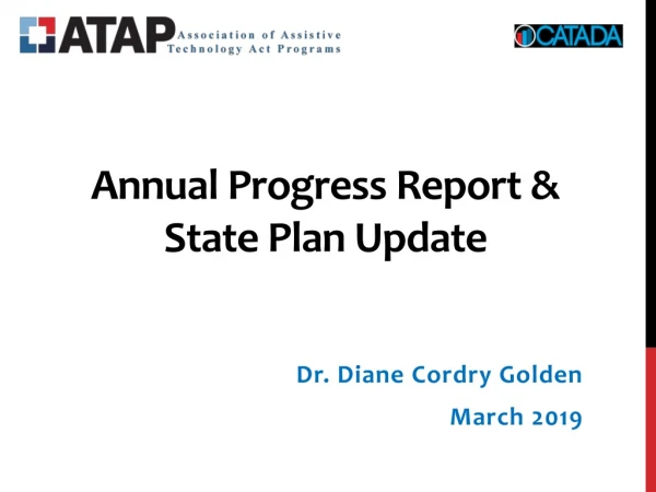 Annual Progress Report &amp; State Plan Update