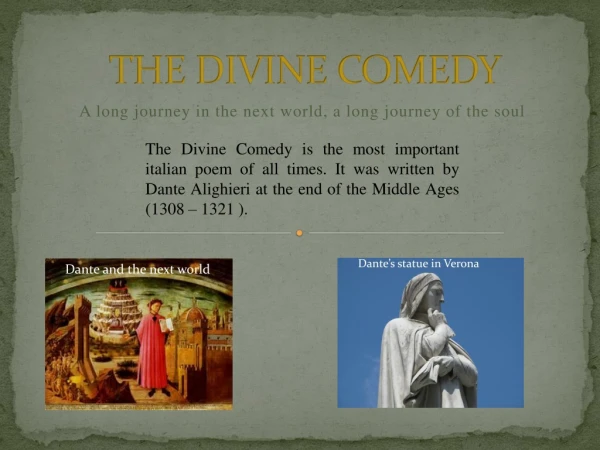 THE DIVINE COMEDY