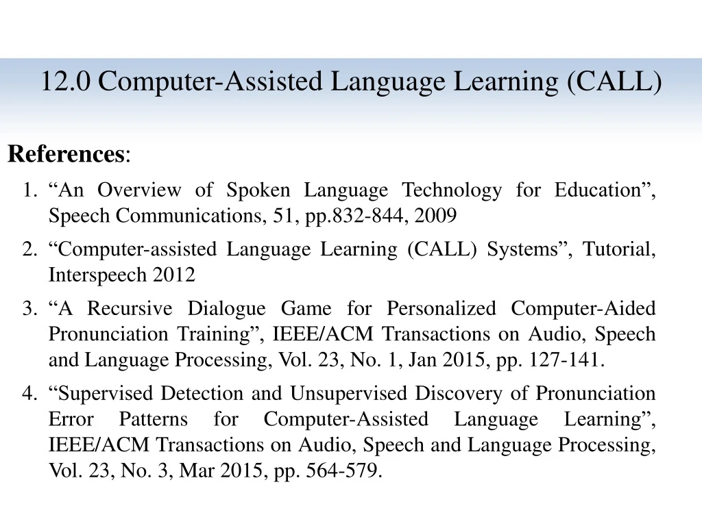 12 0 computer assisted language learning call