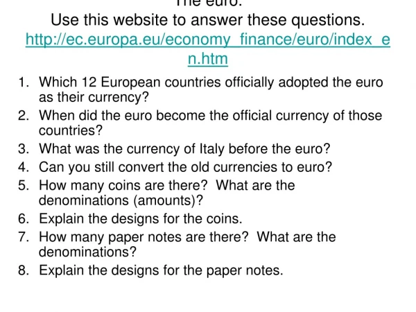 Which 12 European countries officially adopted the euro as their currency?