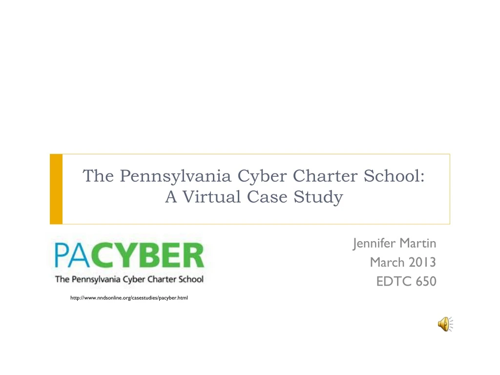 the pennsylvania cyber charter school a virtual case study