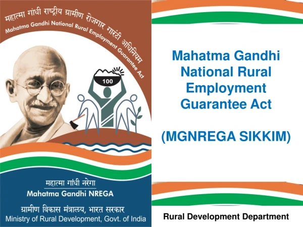 Mahatma Gandhi National Rural Employment Guarantee Act (MGNREGA SIKKIM)