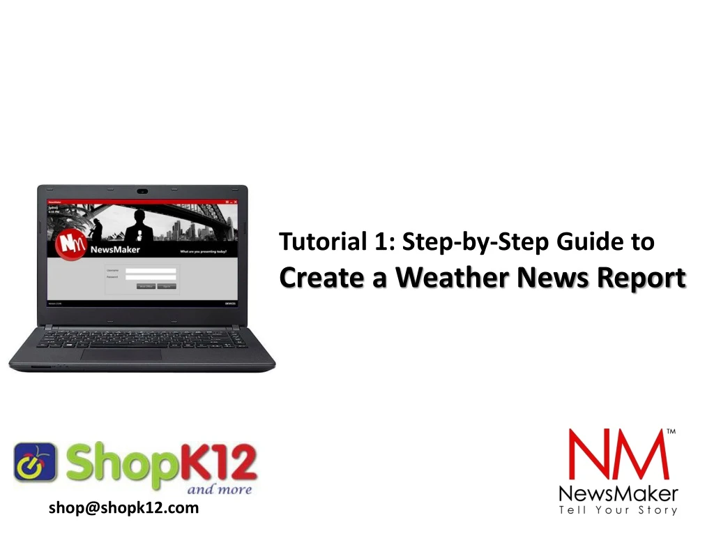 tutorial 1 step by step guide to create a weather