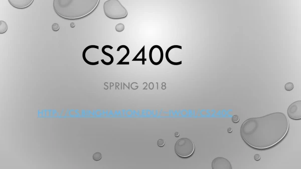 CS240C