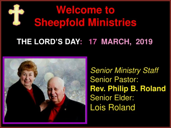 Welcome to Sheepfold Ministries
