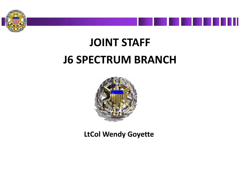 joint staff j6 spectrum branch