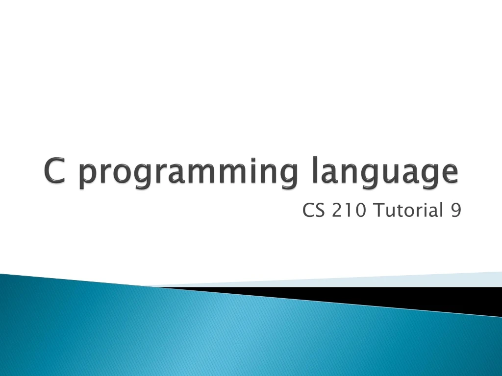 c programming language