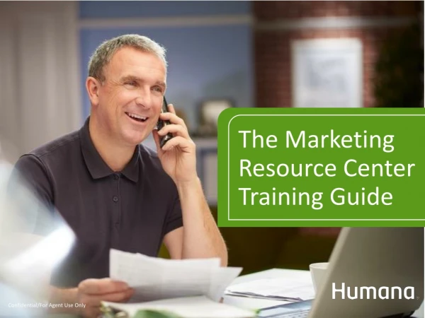 The Marketing Resource Center Training Guide