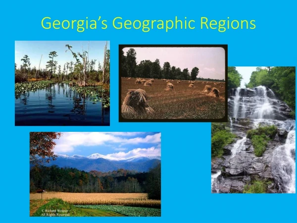 Georgia’s Geographic Regions