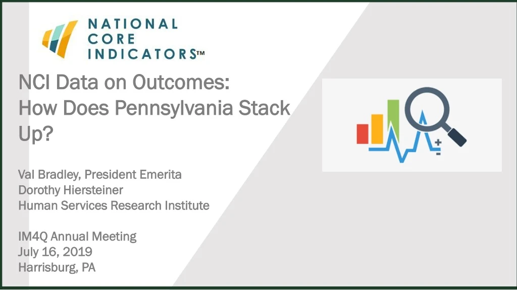 nci data on outcomes how does pennsylvania stack