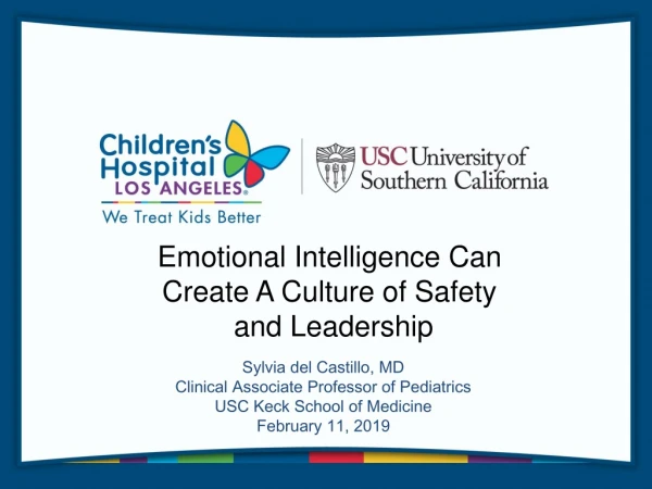 Sylvia del Castillo, MD Clinical Associate Professor of Pediatrics USC Keck School of Medicine