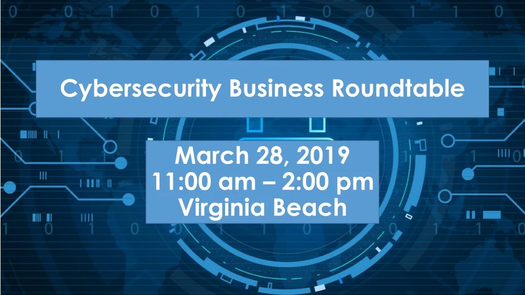 cybersecurity business roundtable