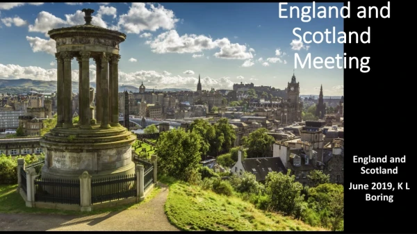 England and Scotland Meeting