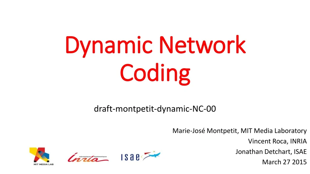 dynamic network coding