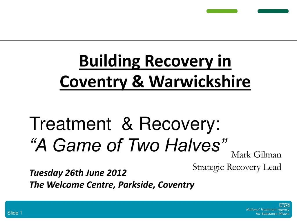 building recovery in coventry warwickshire