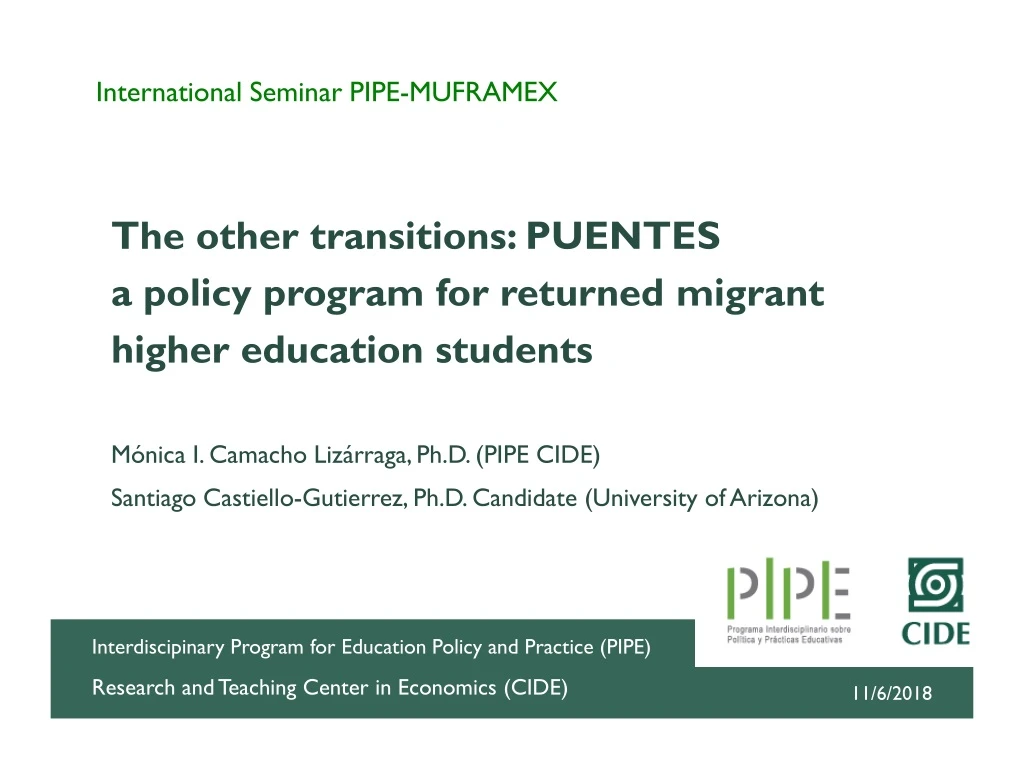 international seminar pipe muframex